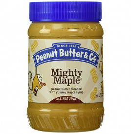 Peanut Butter & Co. Mighty Maple Peanut Butter Blended With Yummy Maple Syrup  Plastic Jar  454 grams